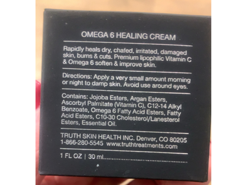 Truth Treatment Systems Omega 6 Healing Cream, 1 fl oz (30 mL)