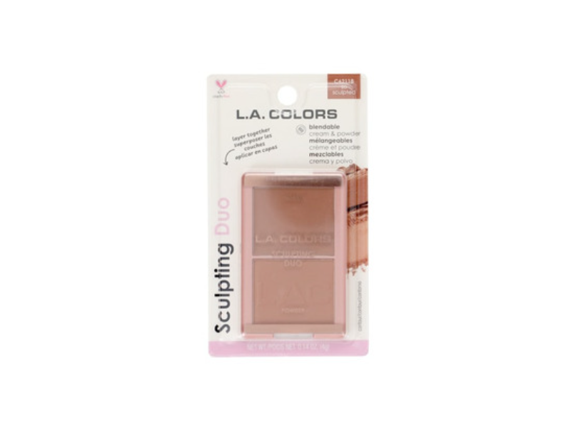 L.A. Colors Sculpting Duo, C62118 So Sculpted, 0.14 oz/4 g