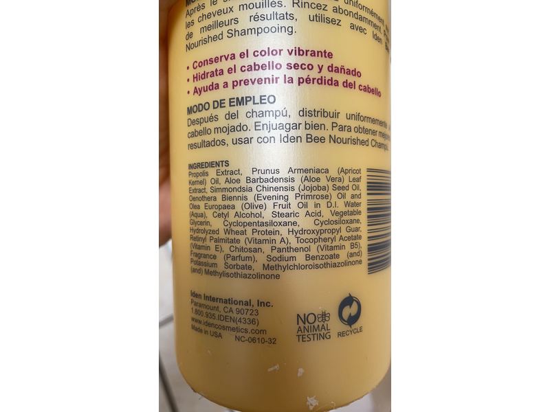 Iden Bee Propolis Condtioner, Fortifying And Hydrating, 32 fl oz