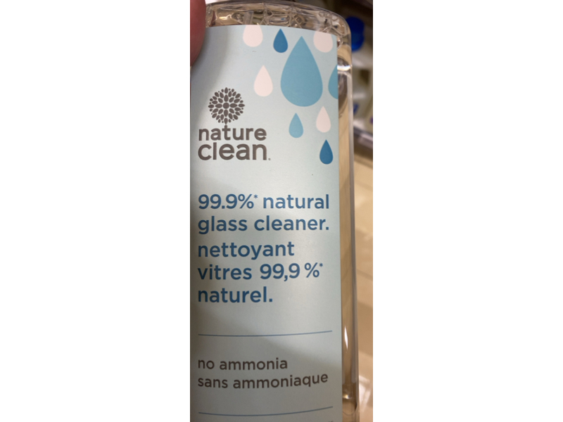 Nature Clean Glass & Window Cleaner, 25 fl oz/740mL