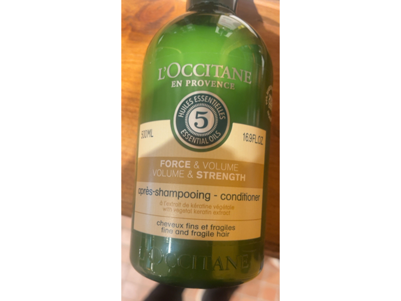 L'Occitane en Provence Volume & Strength Conditioner, 16.9 fl oz/500 mL