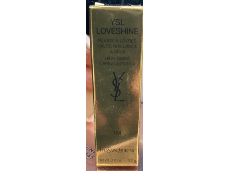 Yves Saint Laurent Loveshine High-Shine Caring Lipstick, 154 Love Berry, 0.11 oz/3.2 g