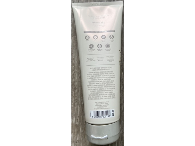 Bath & Body Works Ultimate Hydration Body Cream, White Pumpkin & Chai, 8 oz/226 g