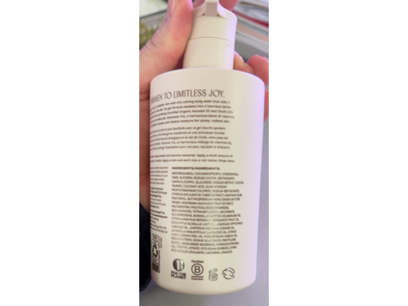 Innersense Awaken Body Wash, 8.5 fl oz/250 mL