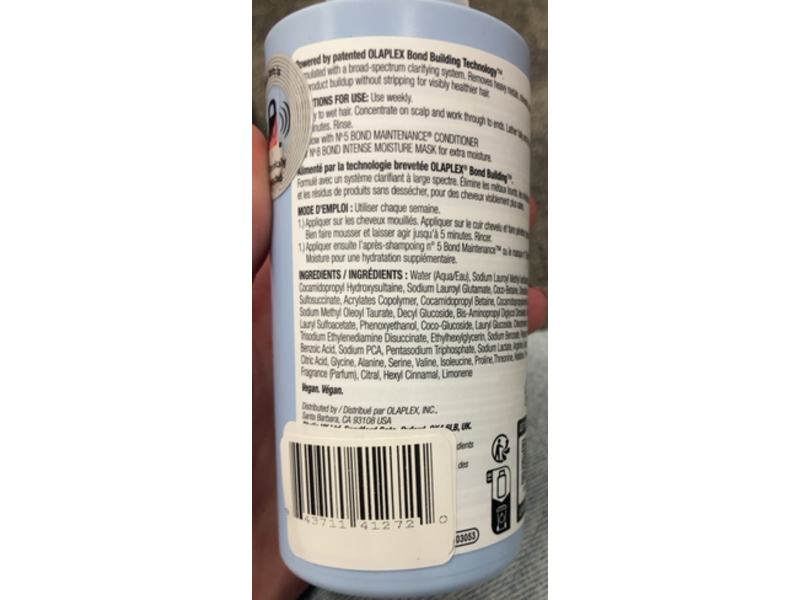 Olaplex No 4C Bond Maintenance Clarifying Shampoo, 8.5 fl oz/259 mL