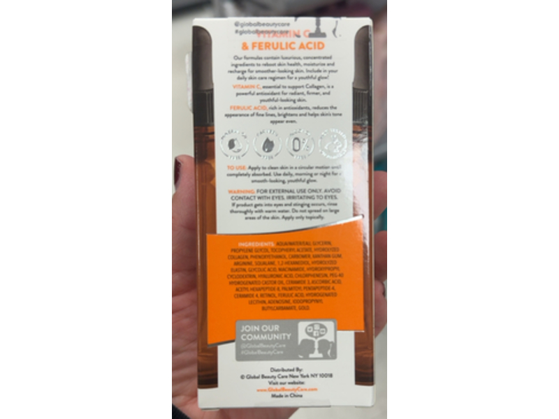 Skin - Aid - Medics Brightening Facial Serum, Vitamin C & Ferulic Acid, 2 oz/60 mL