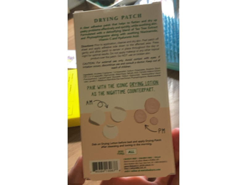 Mario Badescu Skin Care Clear Adhesive Drying Patches, 36 Count