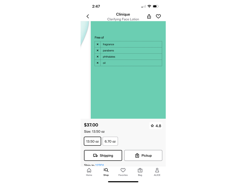 Clinique Clarifying Face Lotion, No.1, 13.50 oz