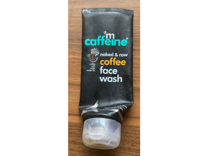 M Caffeine Naked & Raw Face Wash, Coffee & White Water Lily, 3.38 fl oz/100 mL