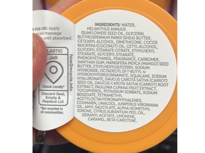 Lacura Body Cream, Tropical Scented, 8.1 fl oz/240 mL