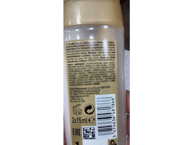 L'oreal Professionnel Paris Serie Expert Double Serum, Sealing Repair Lipidium, 0.5 fl oz/15 mL