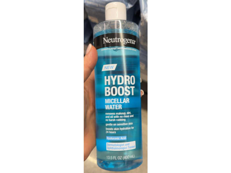 Neutrogena Hydro Boost Micellar Water, Hyaluronic Acid, 13.5 fl oz/400 mL