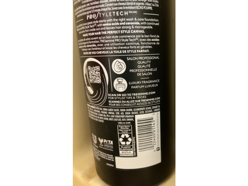 TRESemme Purple Blonde Ultra - Violet Neutralizer Shampoo, 28 fl oz/828 mL, Pack Of 4