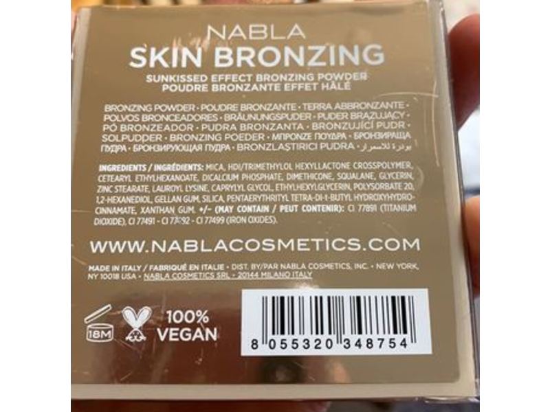 Nabla Skin Bronzing Sunkissed Effect Bronzing Powder, Soft Revenge, 0.23 oz/6.5 g