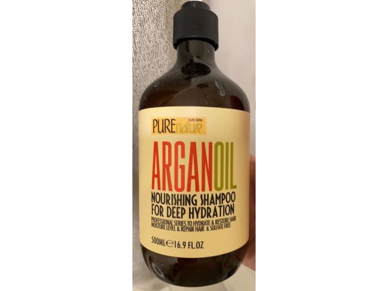 Pure Nature Nourishing Shampoo, Argan Oil, 16.9 fl oz/473 mL