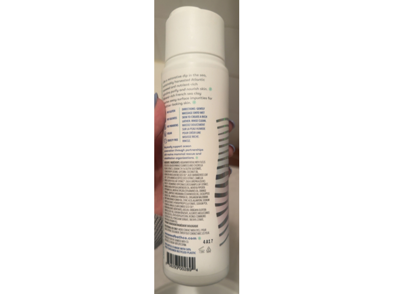 Seaweed Bath Co. Detox Body Wash, Rosemary Mint, 12 fl oz/354 mL