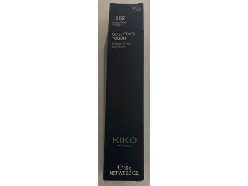 Kiko Milano Sculpting Touch Creamy Stick Contour, 202 Ebony, 0.3 oz/10 g