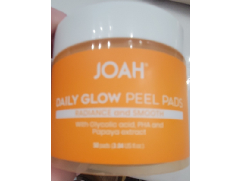 Joah Daily Glow Peel Pads, 3.04 oz, 50 Count