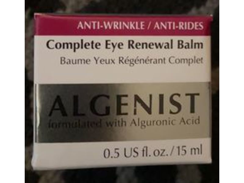 Algenist Complete Eye Renewal Balm, Anti-Wrinkle, 0.5 fl oz/15 mL