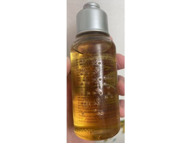 L'Occitane En Provence Amande Cleansing & Softening Shower Oil, Almond Oil, 2.5 fl oz/75 ml