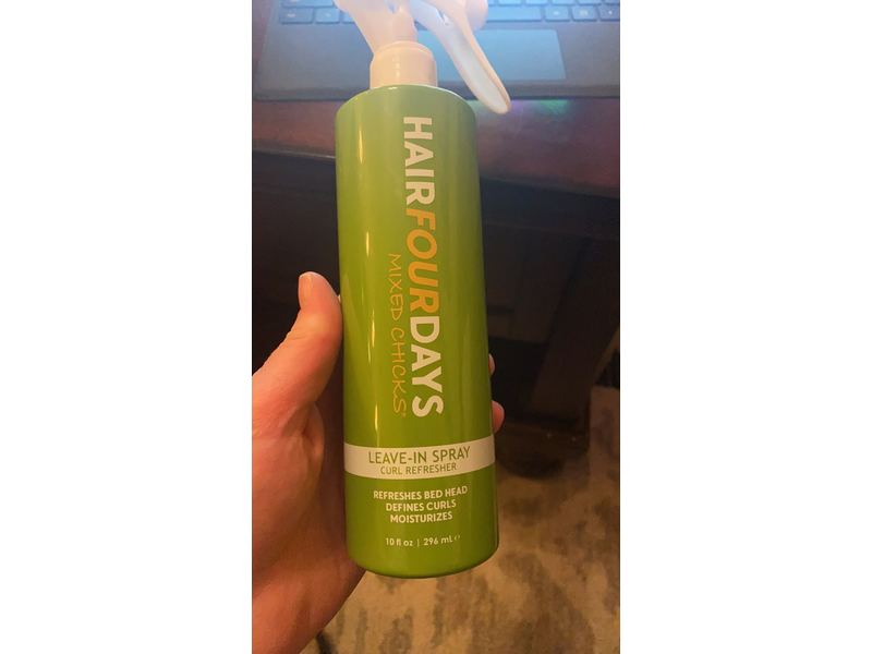 Mixed Chicks Hair Four Days Leave-In Spray, Curl Refresher, 10 fl oz/296 mL