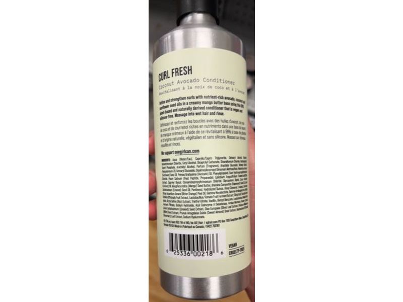 AG Care Curl Fresh Coconut Avocado Conditioner, 12 fl oz/355 mL