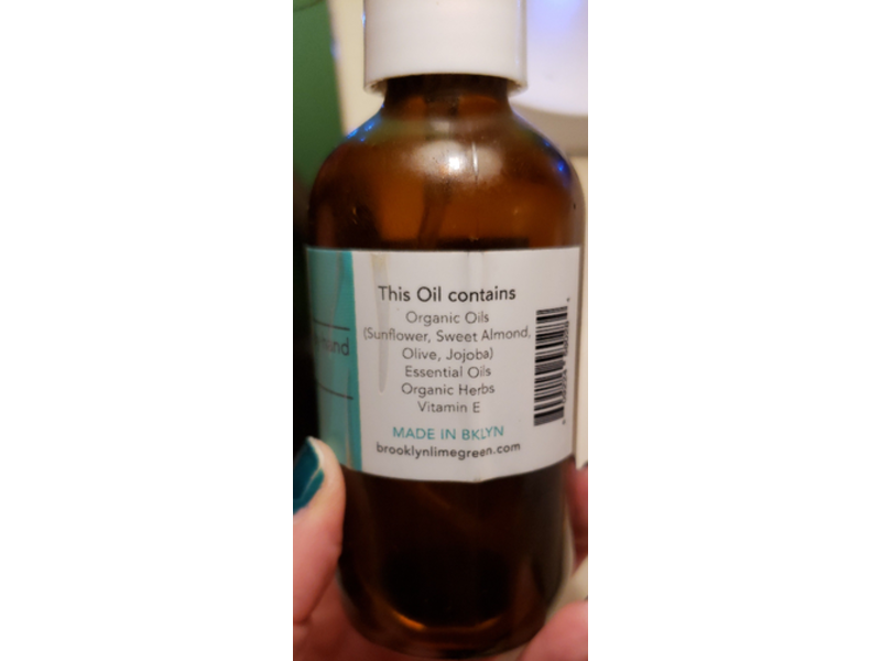 Limegreen Hair-Face-Body Oil, Lotus, 3.75 oz