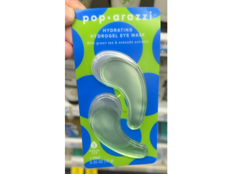Pop. Arazzi Hydrogel Eye Mask, Green Tea & Avocado Extracts, 0.35 oz/10 g