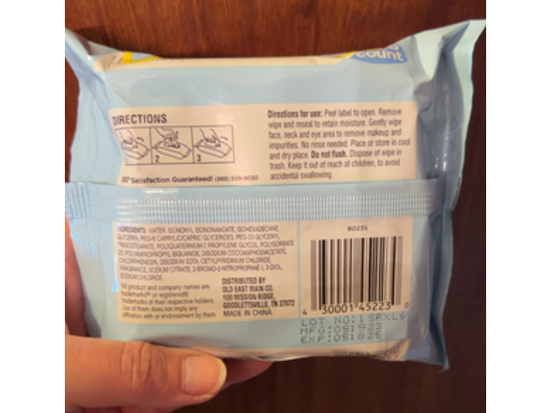 Studio Selection Makeup Removing Facial Towelettes, 25 Count