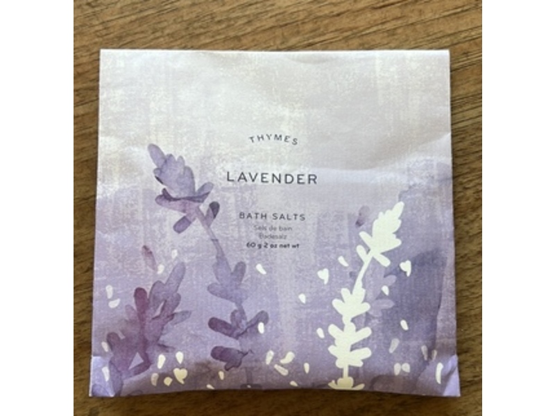 Thymes Bath Salts, Lavender, 2 oz/60 g