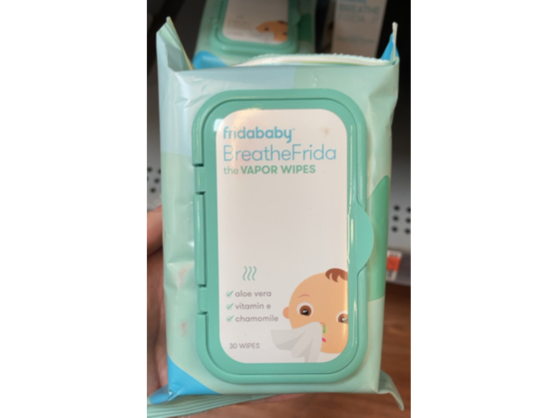 Fridababy Breathefrida Vapor Wipes, 30 Count