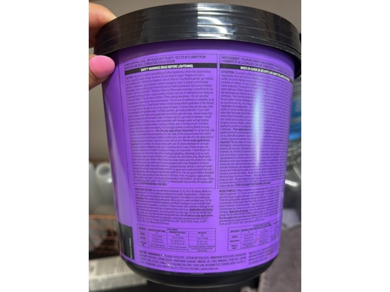 Matrix High Riser Pre-Bonded Power Lift Powder Lightener, 32 oz/907 g