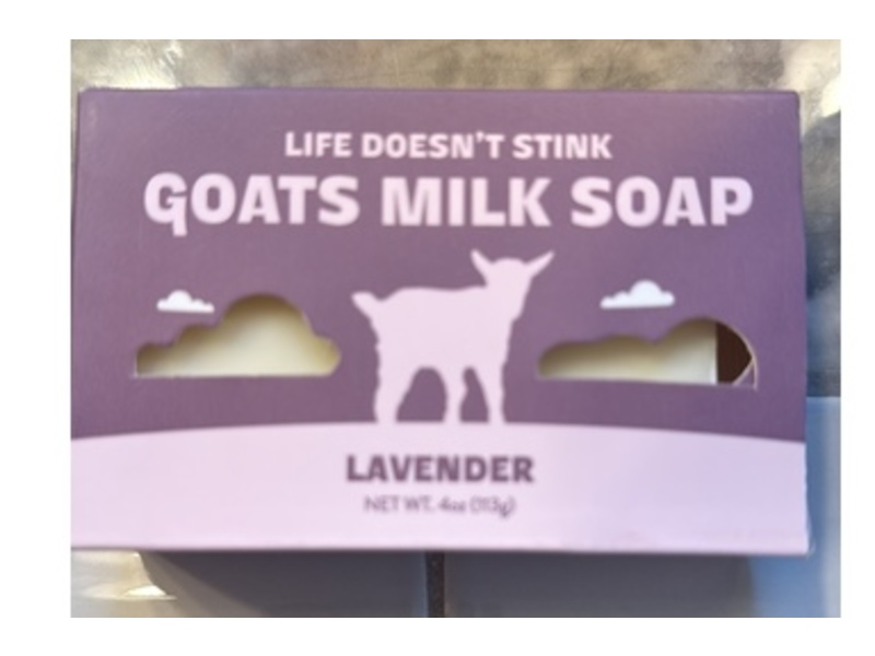 Stinkbug Goats Milk Soap, Lavender, 4 oz/113 g