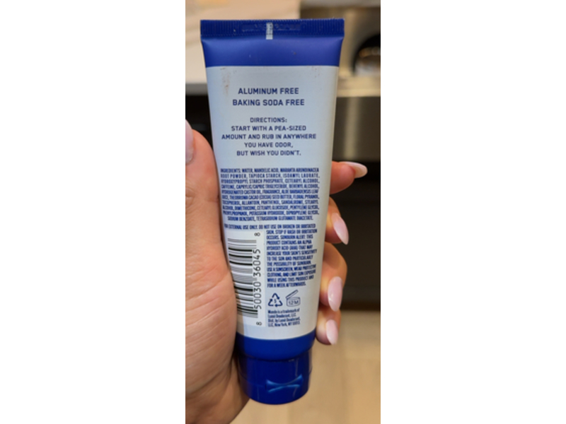 Mando Invisible Cream Deodorant, Pro Sport, 3.0 oz/85 g