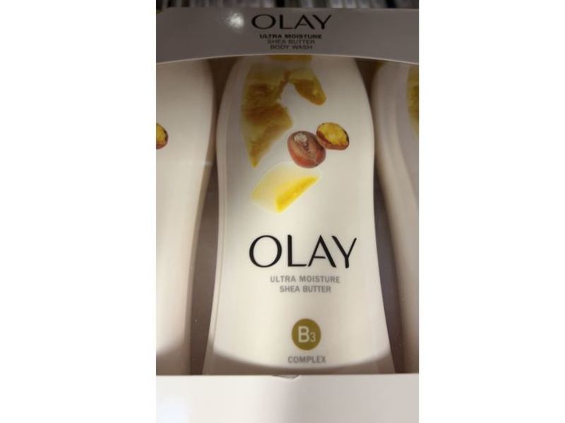 Olay Ultra Moisture Shea Butter Body Wash, B3 Complex, 23.6 fl oz/700 mL, 3 Pack