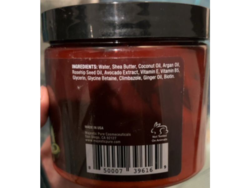 Majestic Pure Hair Mask, Avocado Oil & Coconut Oil, 16 fl oz/473 mL