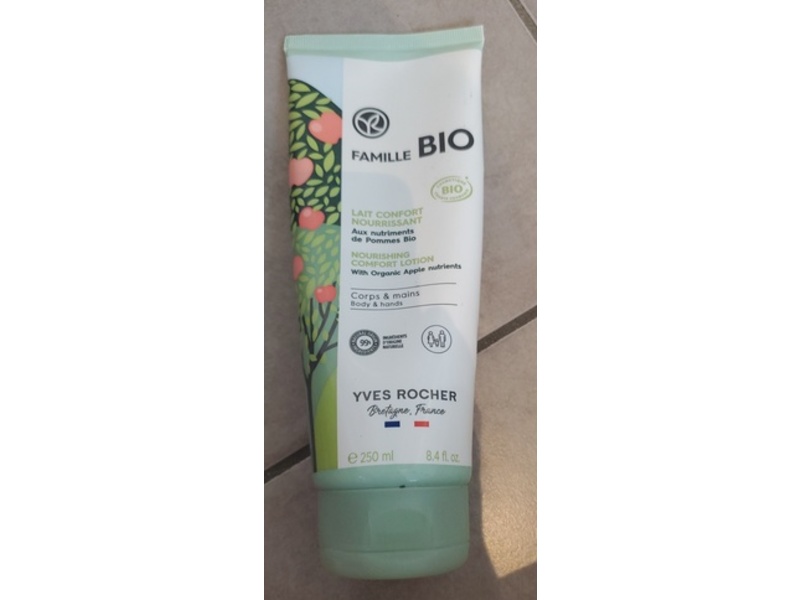 Yves Rocher Famille Bio Nourishing Comfort Lotion, 8.4 fl oz/250 mL