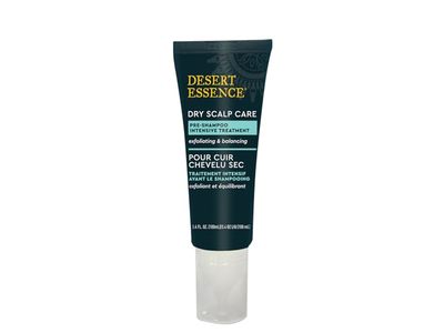 Desert Essence Dry Scalp Care Pre-Shampoo Intensive Treatment, 3.4 fl oz/100 mL