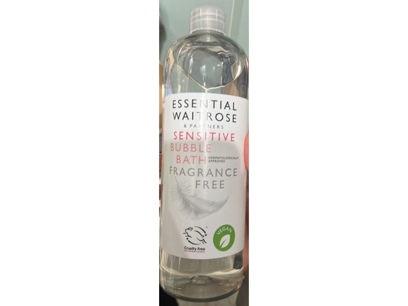 Essential Waitrose & Partners Bubble Bath, Fragrance Free, 750 mL