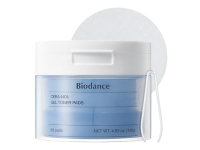 Biodance Cera-NOL Gel Toner Pads, 4.93 oz/140 g, 60 Count
