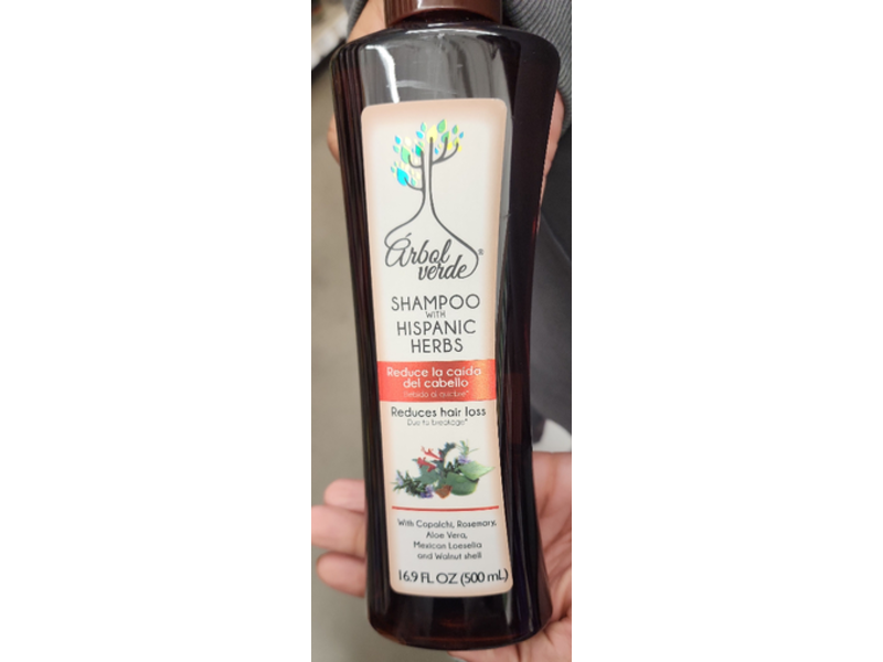 Arbol Verde Shampoo, Hispanic Herbs, 16.9 fl oz/500 mL
