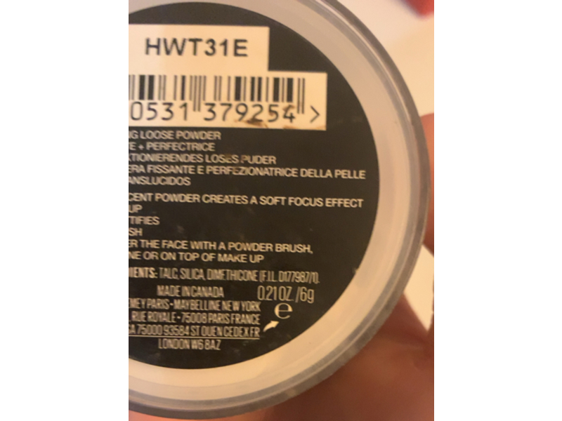 Maybelline New York Lasting Fix Loose Setting Powder, Translucent 10, 0.21 oz/6 g