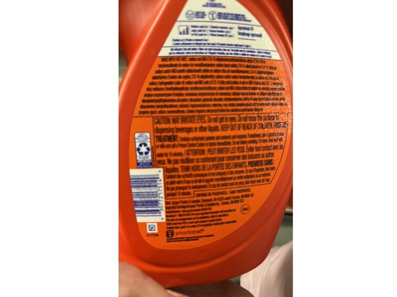 Tide Ultra Oxi Boost Liquid Laundry Detergent, 39 Loads, 55 fl oz/1.62 L