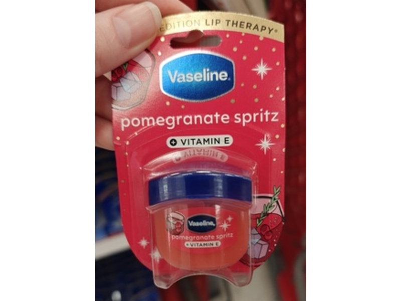 Vaseline Lip Therapy, Pomegranate Spritz, 0.25 oz/7 g