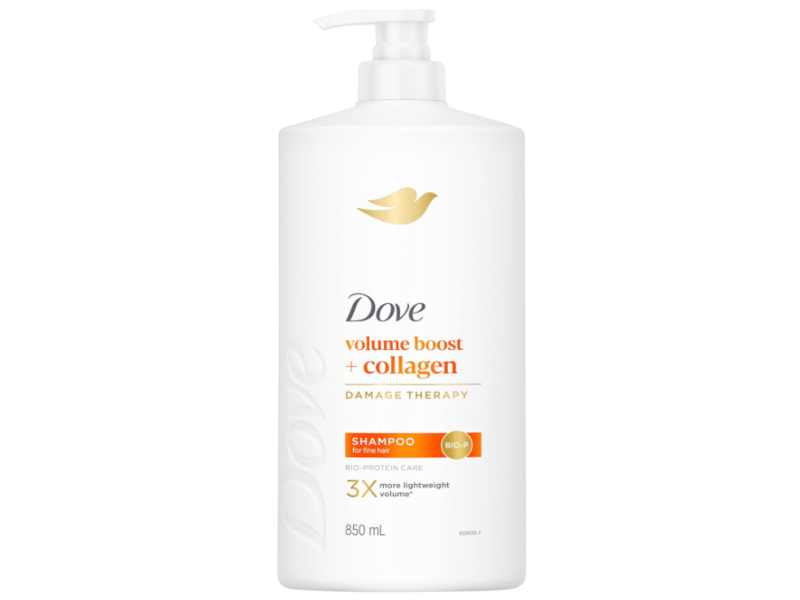 Dove Volume Boost + Collagen Damage Therapy Shampoo, 850 mL