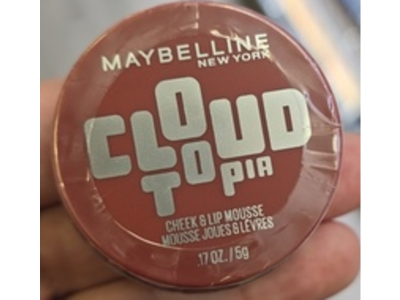 Maybelline Cloudtopia Cheek & Lip Mousse, 08 Enchanted Mauve, 0.17 oz/5 g