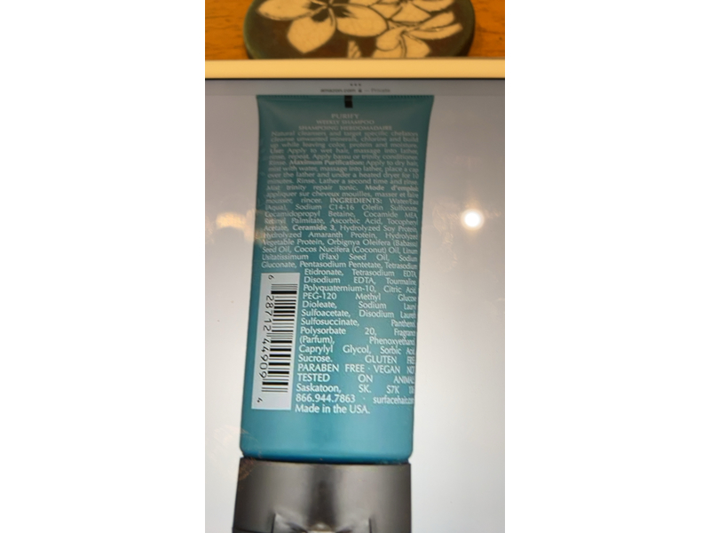 Surface Purification Deep Cleansing Weekly Shampoo, 2 fl oz/59 mL