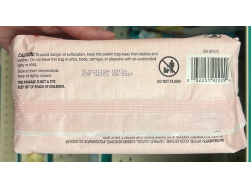 Kidgets Hand & Face Baby Wipes, 56 Count