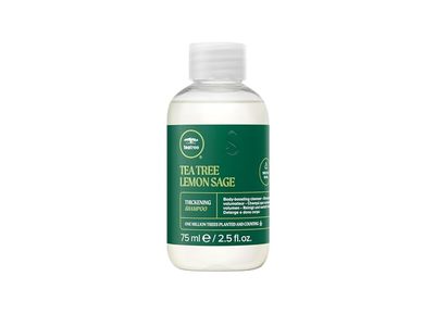 Tea Tree Thickening Shampoo, Lemon Sage, 2.5 fl oz/75 mL