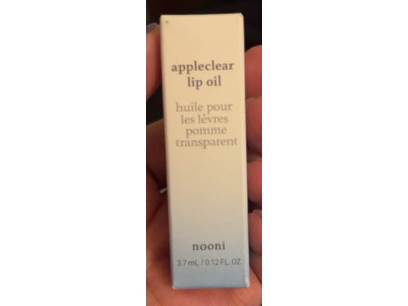 Nooni Lip Oil, Appleclear, 0.12 fl oz/3.7 mL